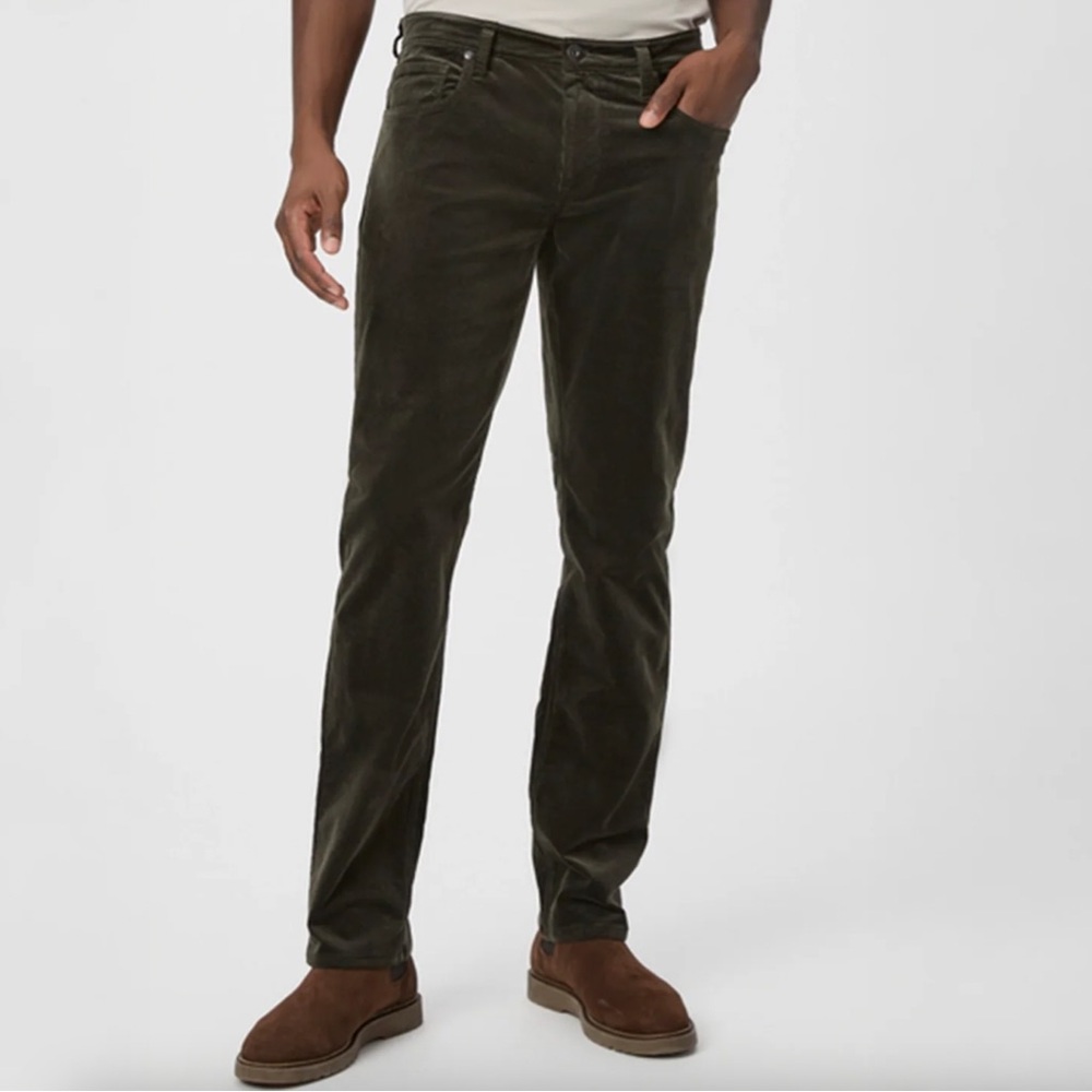 PAIGE - Men's Federal Corduroy Pants in Forest Shadow - Size 32